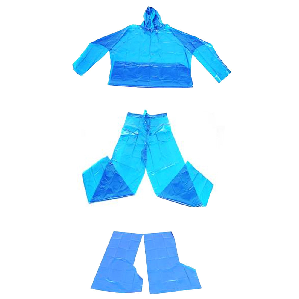 Impermeable plástico azul con reflectivo Yahosuka