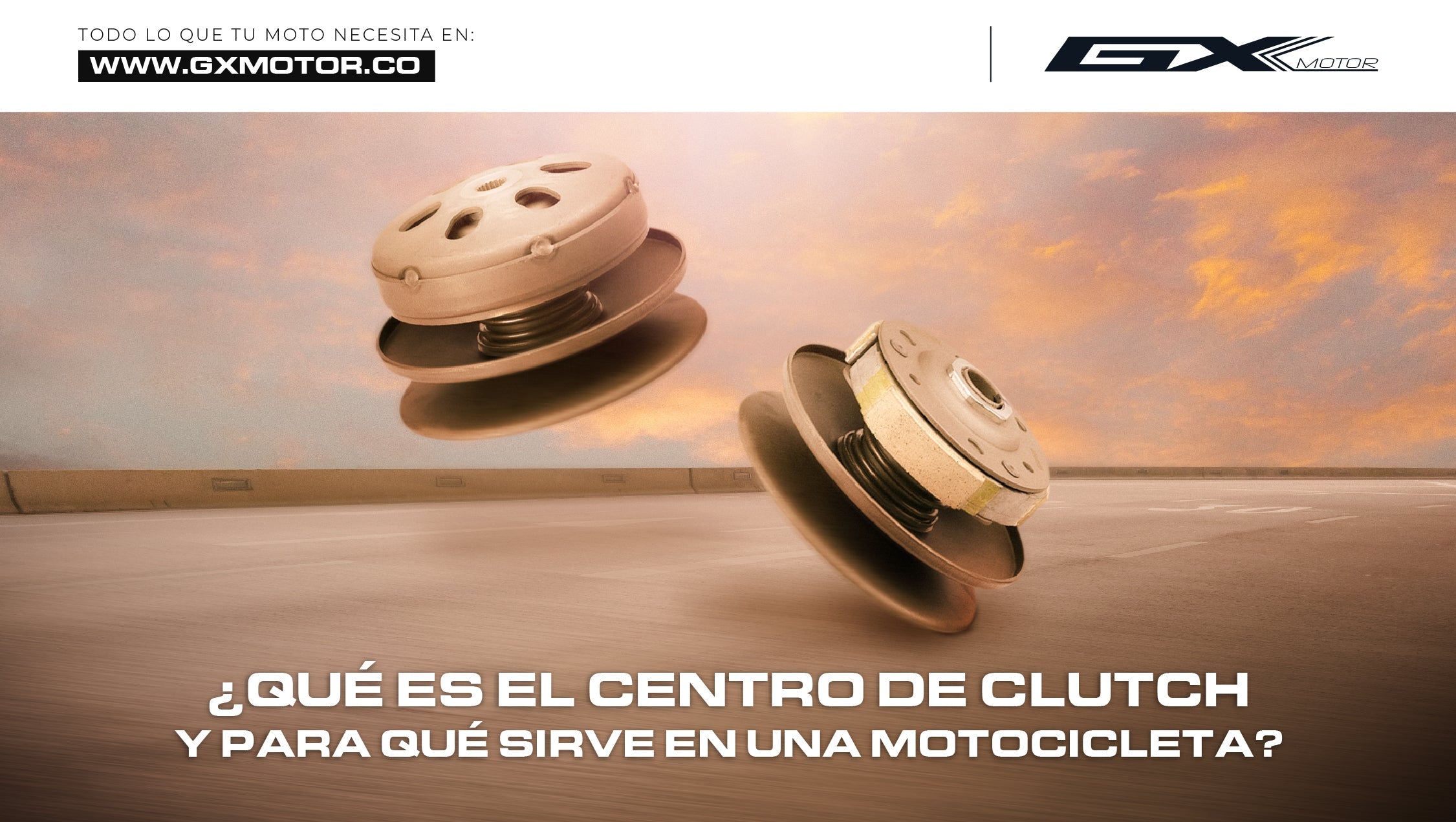 ¿Qué es el centro de clutch y para qué sirve en una motocicleta?